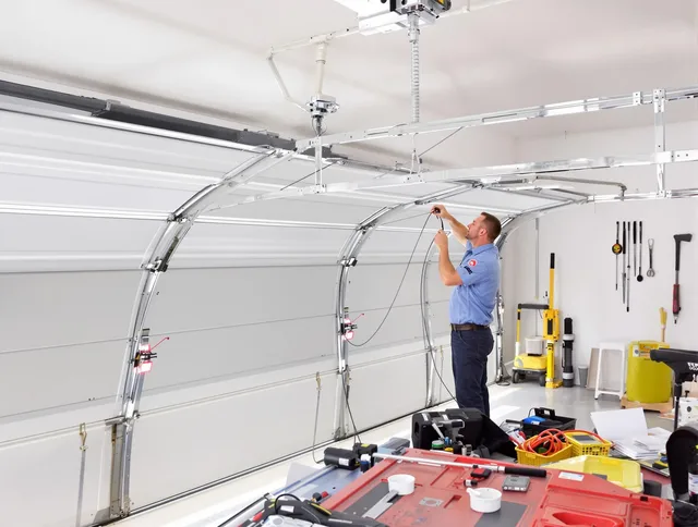 Garage door cable repair service by East Los Angeles Garage Door Repair in East Los Angeles